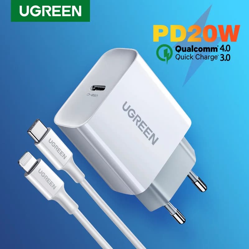20W USB-C síťový adaptér, QC4.0 PD