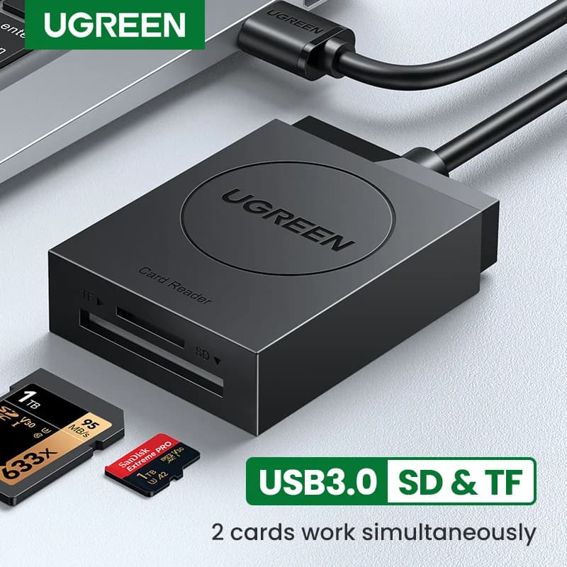 2v1 čtečka karet SD a MicroSD USB 3.0