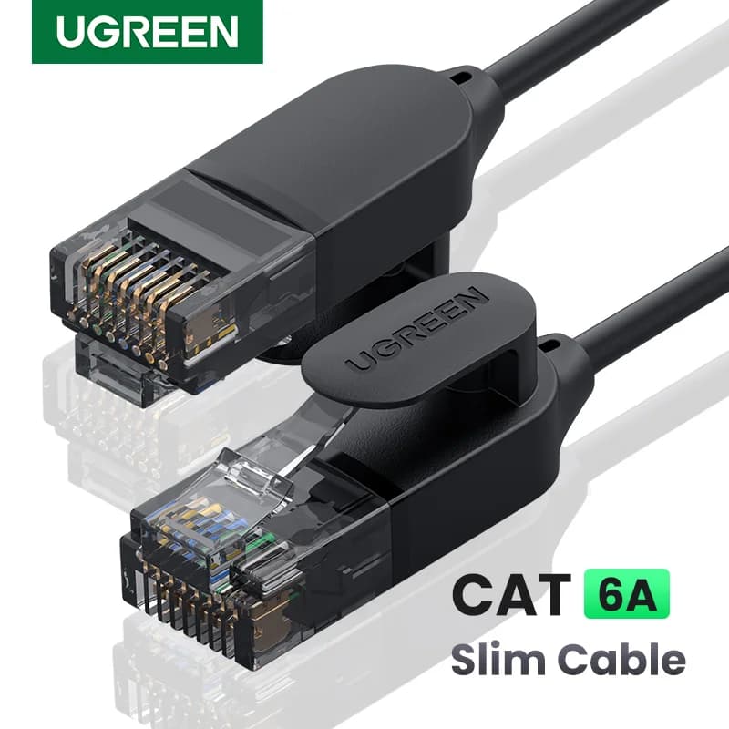 Ethernet kabel Cat 6a, síťový patch cord 10Gbps