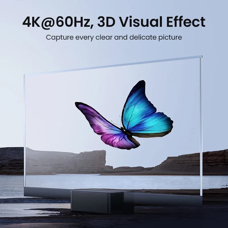 KVM přepínač 4K HDMI, sdílení 2 PC, USB 2.0