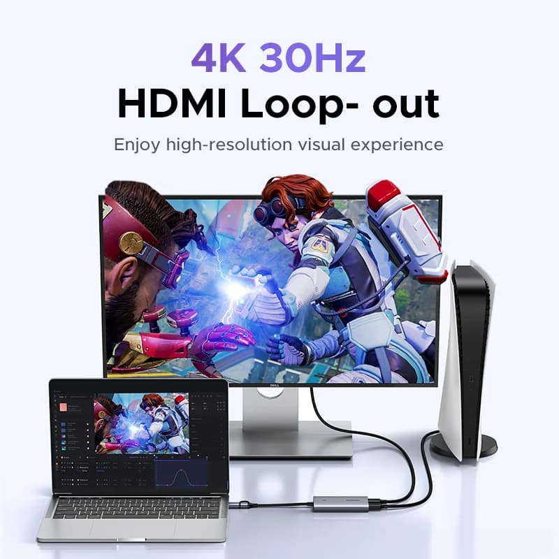 Karta pro zachytávání videa 4K HDMI na USB