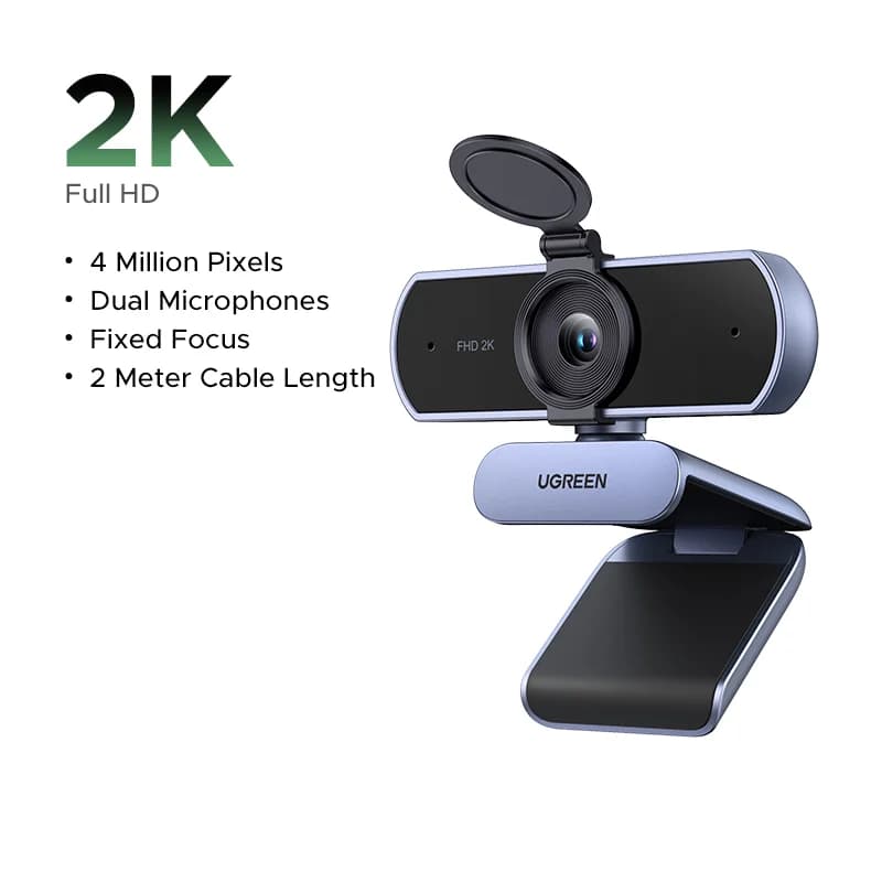 2K HD USB webcamka s automatickou korekcí světla