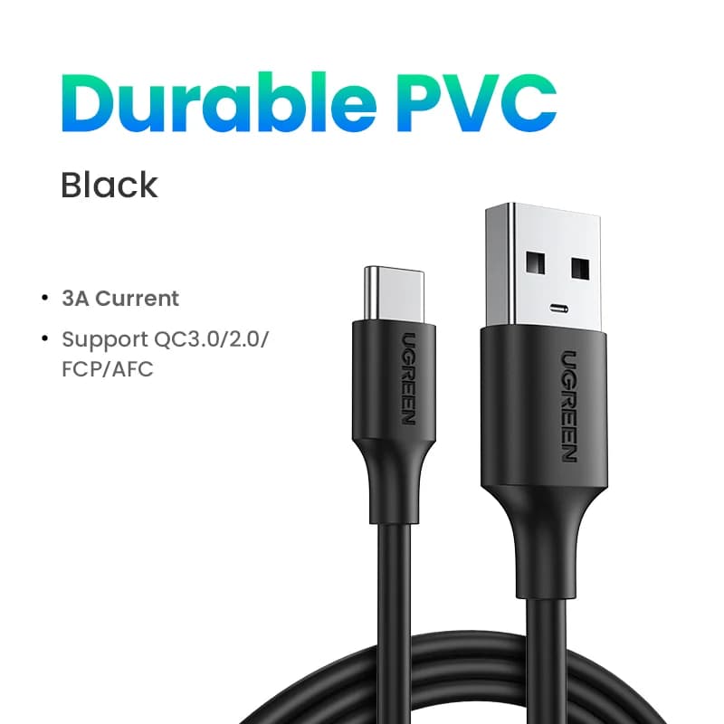 Kabel USB-A na USB-C, 3A, 0,25-3m
