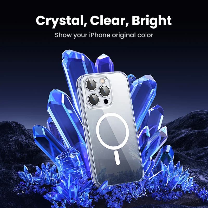 Magnetický nárazuvzdorný TPU kryt pro iPhone