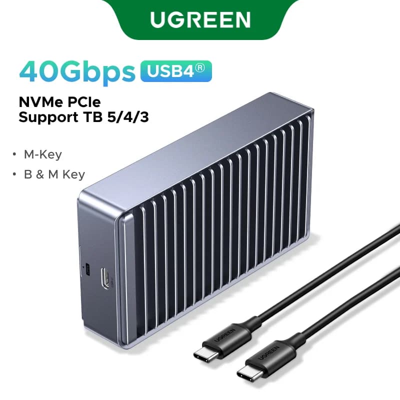 Kryt USB4 M.2 NVMe SSD, 40Gbps, Thunderbolt