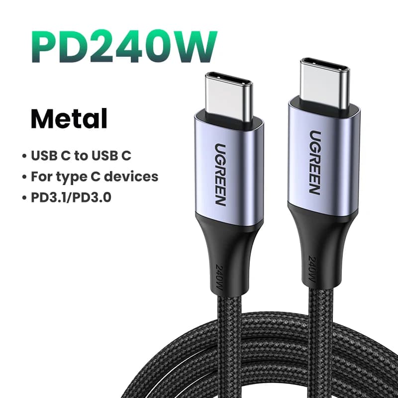 Kabel USB-C na USB-C, 100W PD, 5A