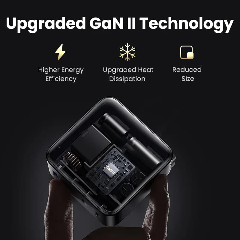 100W GaN USB-C rychlonabíječka s US zástrčkou