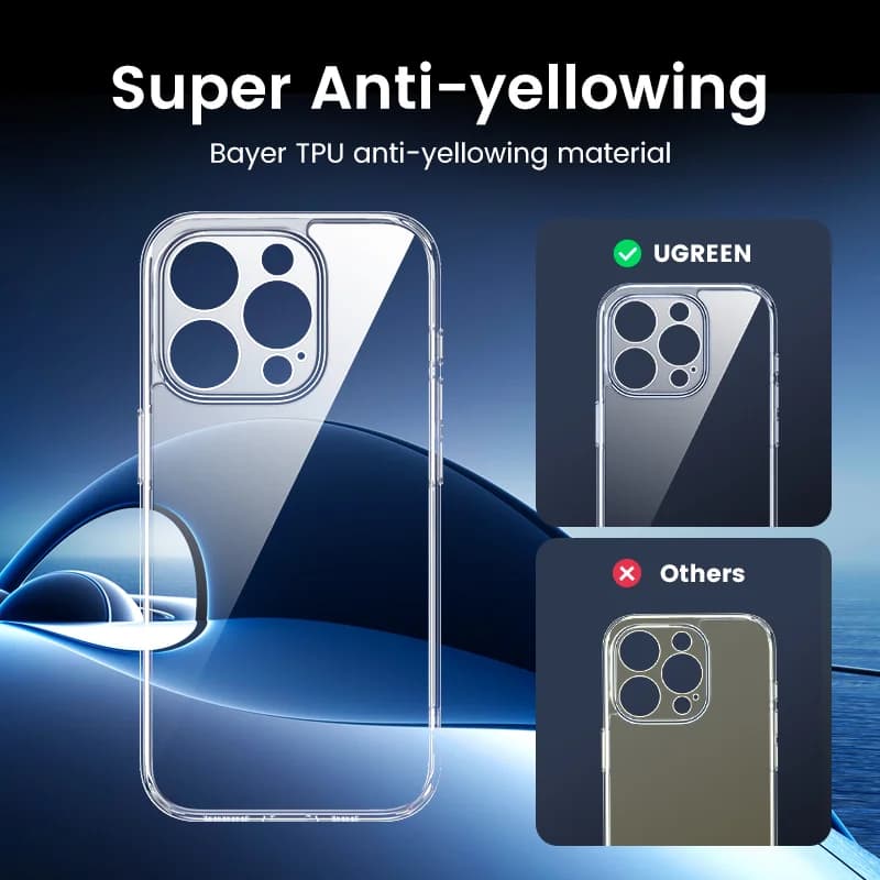 Průhledný nárazuvzdorný kryt pro iPhone