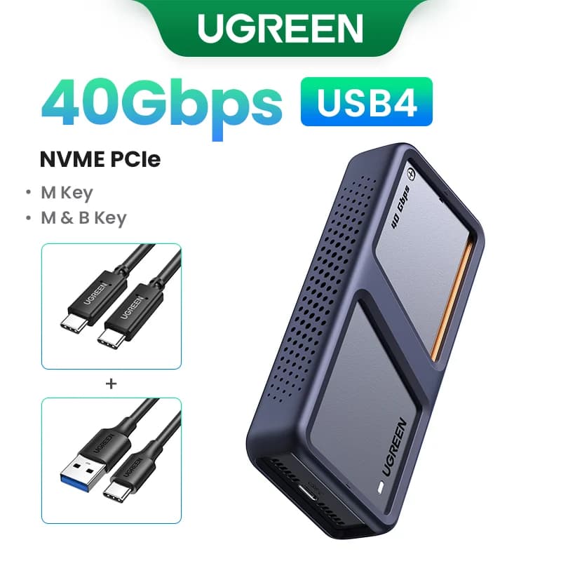Kryt M.2 NVMe SSD, 20 Gbps, hliník
