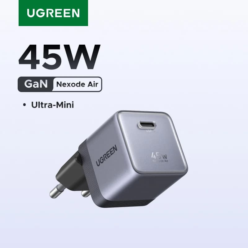 45W GaN USB-C nabíječka, kompaktní rychlé nabíjení