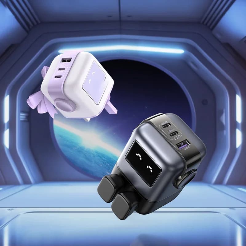 65W GaN USB-C rychlonabíječka se zástrčkou UK