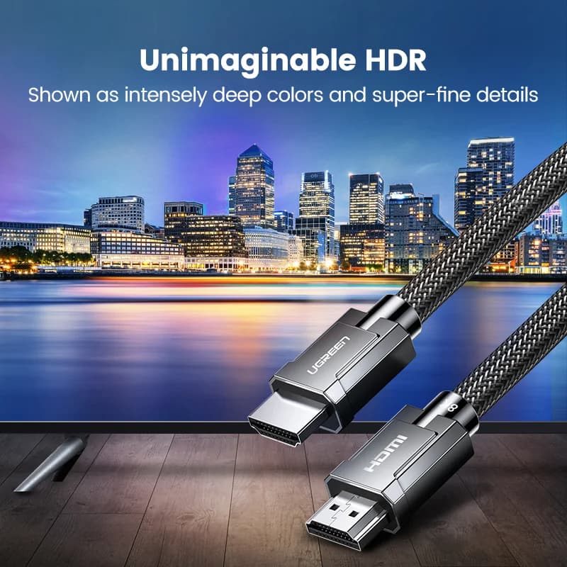 HDMI kabel 8K, vysoká rychlost 48Gbps