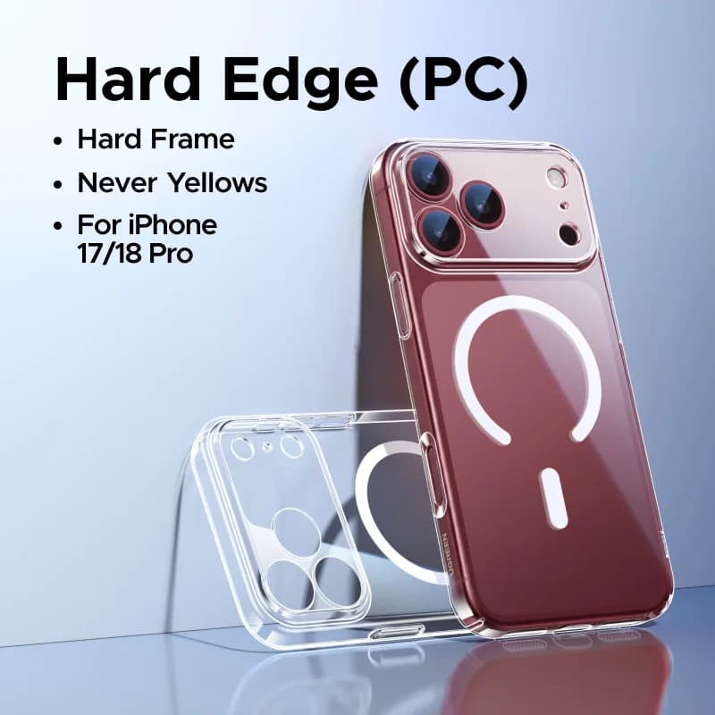 Průhledný magnetický kryt PC pro iPhone s MagSafe
