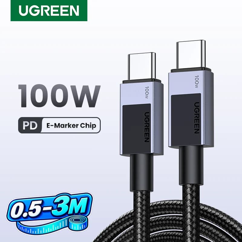 Kabel USB-C na USB-C, 100 W PD, 5 A