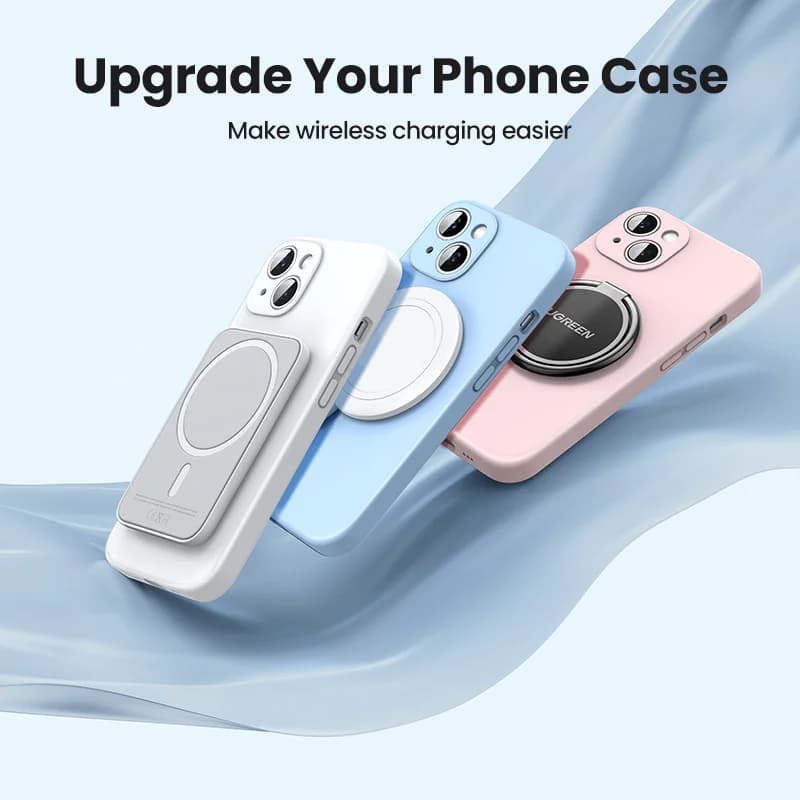 Magnetický kovový kroužek adaptér pro MagSafe bezdrátové nabíjení