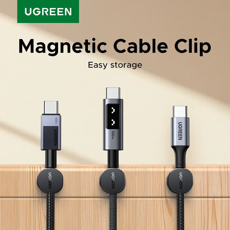 Magnetické organizéry kabelů na stůl