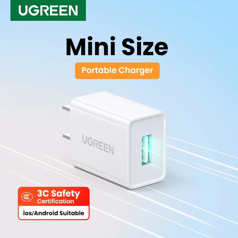 Nástěnná nabíječka USB 5V 1A pro mobilní telefony