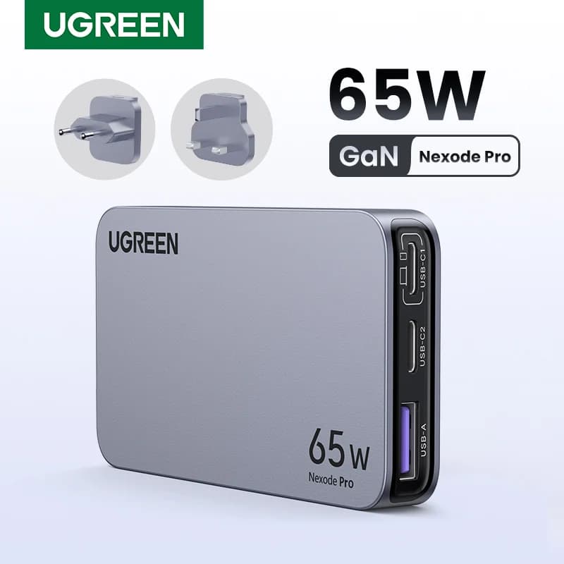 65W GaN USB-C nabíječka s Quick Charge 4.0