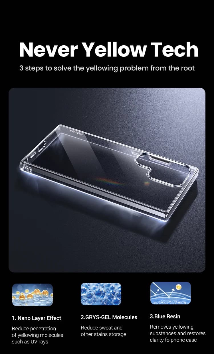Čiré nárazuvzdorné TPU pouzdro pro Galaxy S25 Ultra