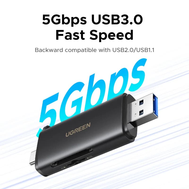 Čtečka karet USB-C SD 4.0, 312MB/s