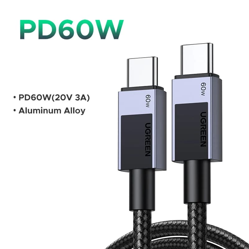 Kabel USB-C na USB-C, rychlonabíjení PD 3.0 60W