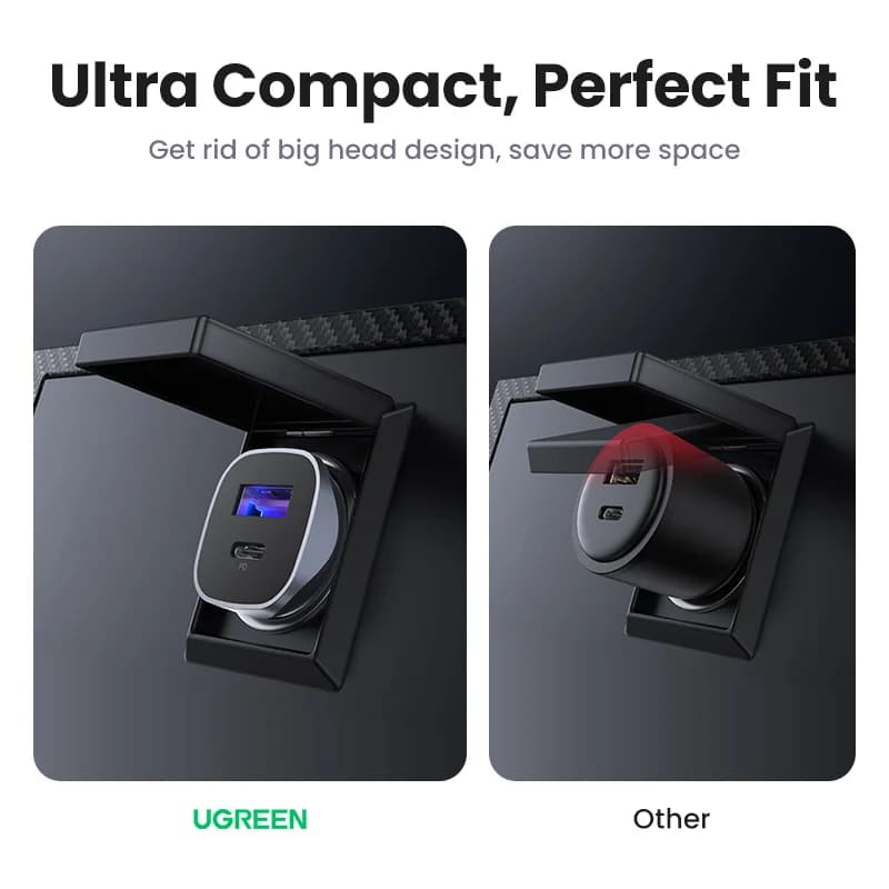 USB-C auto nabíječka s Quick Charge 4.0 a PD