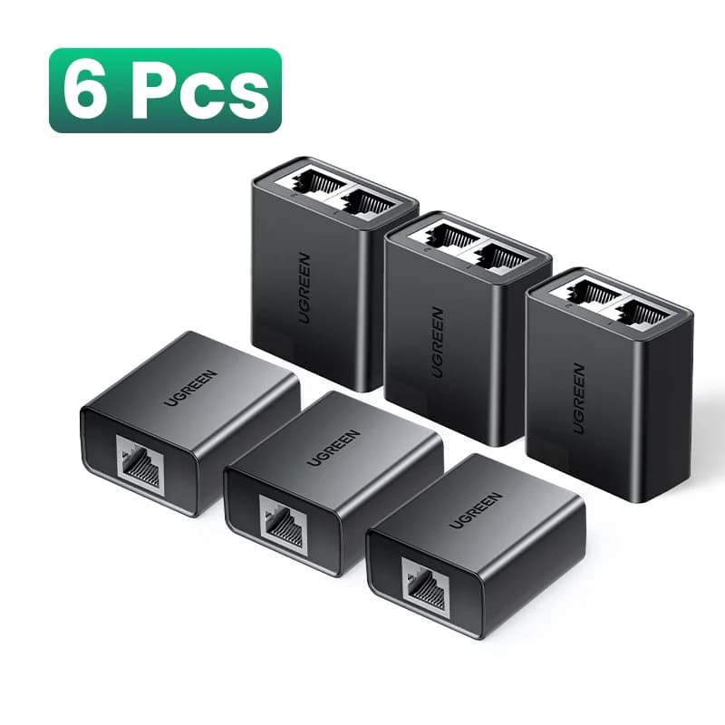 RJ45 rozbočovač Ethernet 1 na 2 síťový adaptér