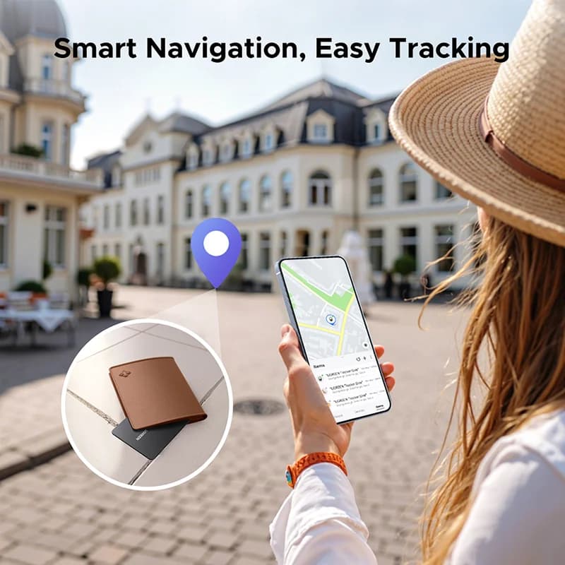 Bluetooth GPS štítek pro klíče a peněženky