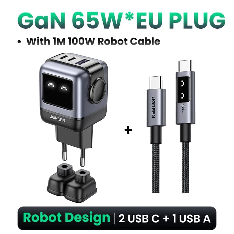 65W GaN USB-C rychlonabíječka s PPS