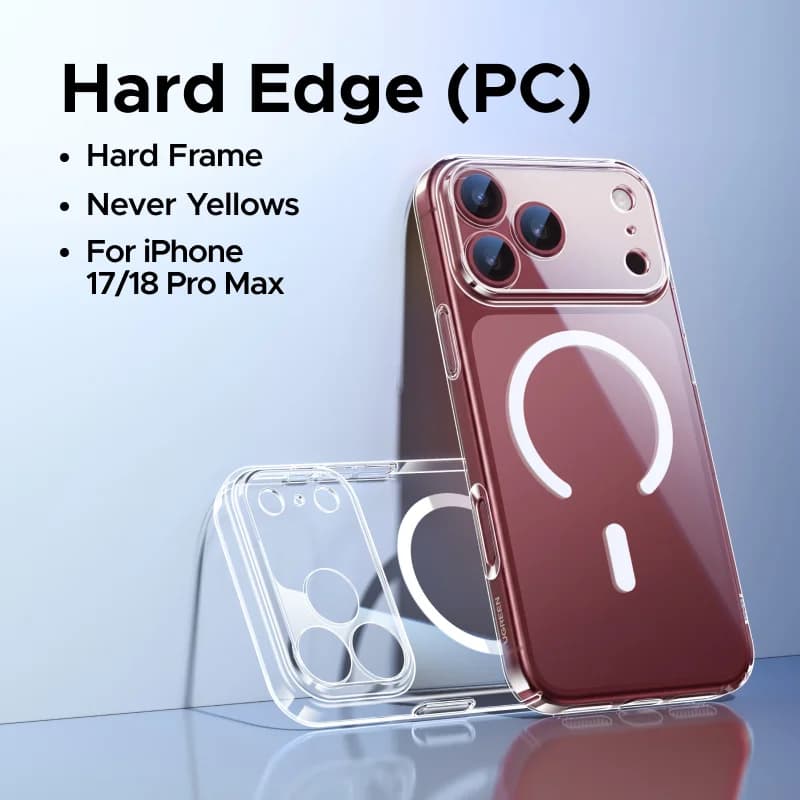 Průhledný magnetický kryt PC pro iPhone s MagSafe