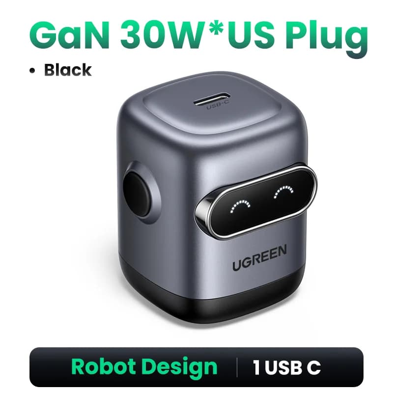 65W GaN USB-C PD nabíječka, US zástrčka