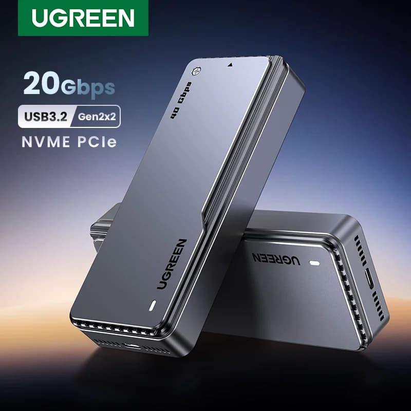 Kryt M.2 NVMe SSD, 20 Gbps, hliník