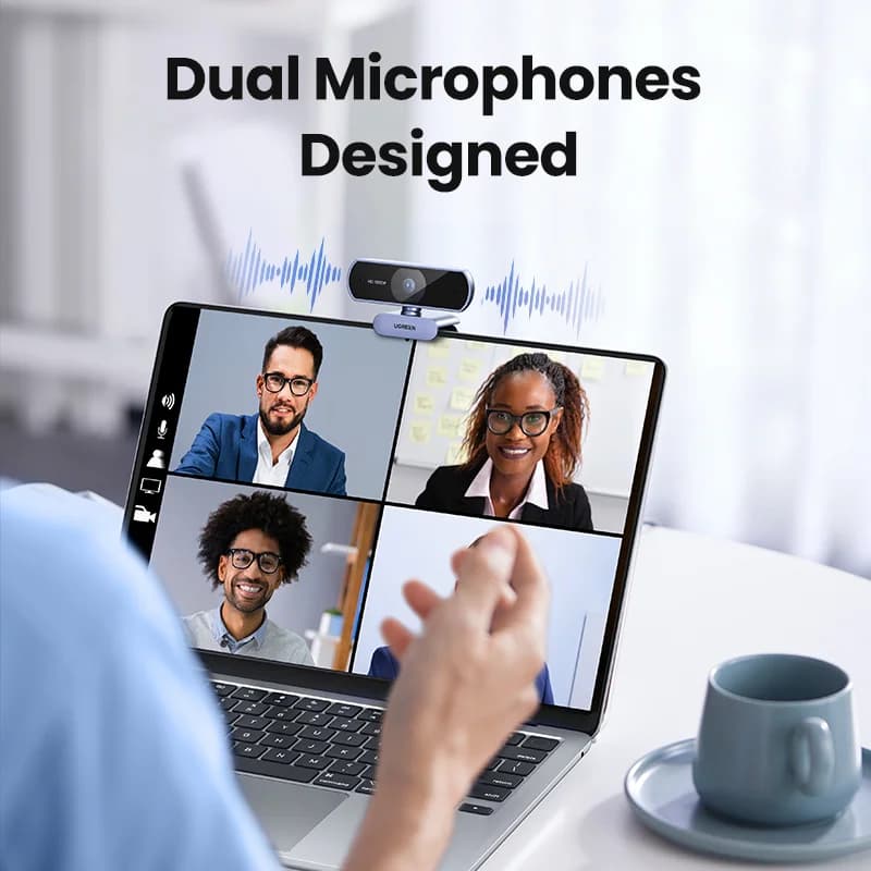 1080P HD USB webkamera s duálním mikrofonem