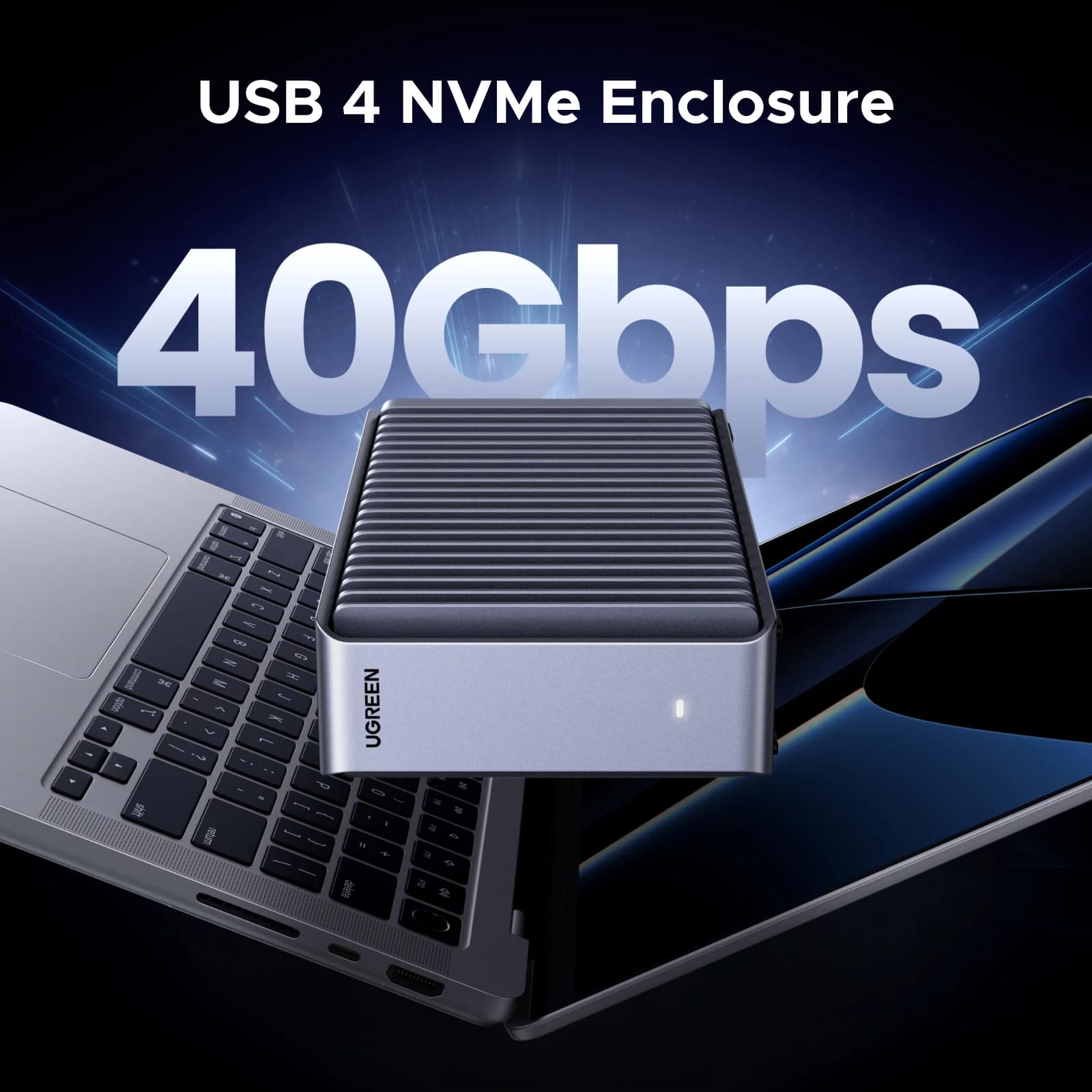 Kryt M.2 NVMe SSD, USB4 Thunderbolt, 40Gbps