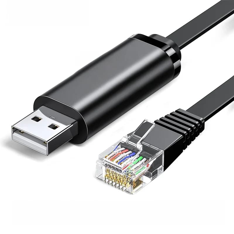 USB na RJ45 konzolový kabel, RS232 sériový adaptér