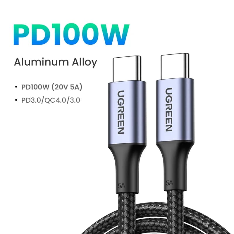 Kabel USB-C na USB-C, 100W PD, 5A