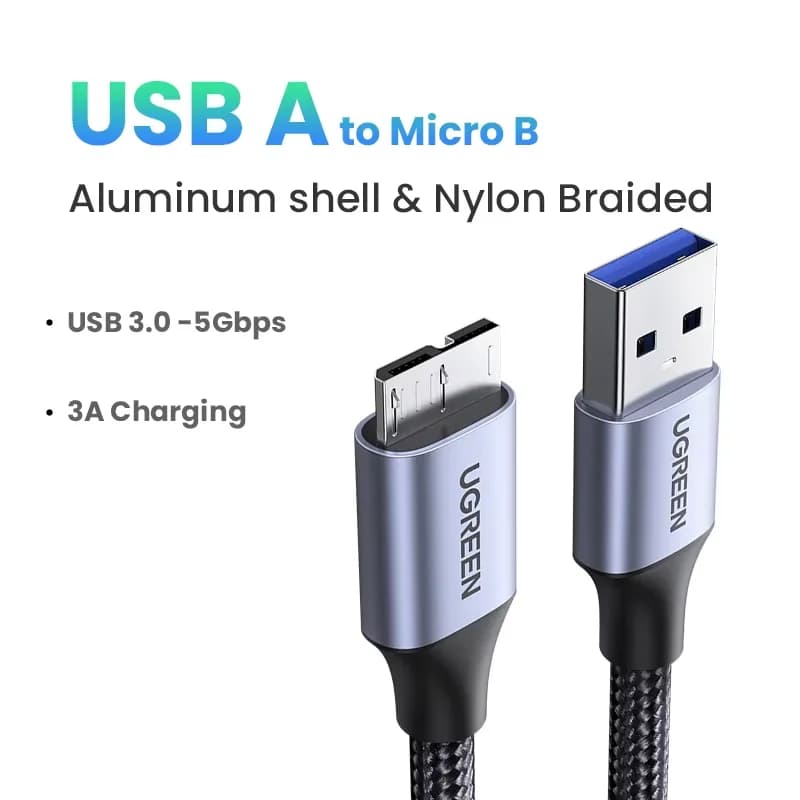 USB 3.0 Micro-B datový kabel pro rychlé nabíjení