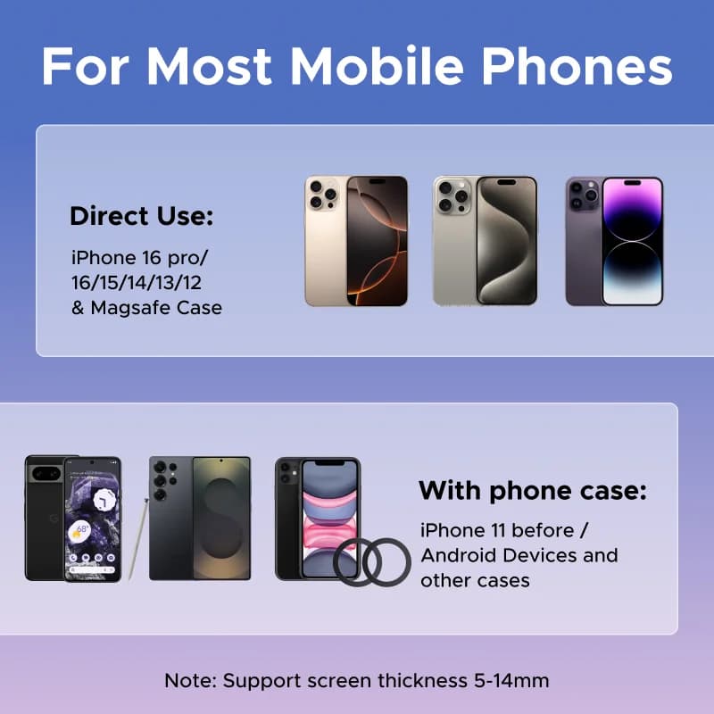 Magnetický držák telefonu do auta pro dotykové obrazovky