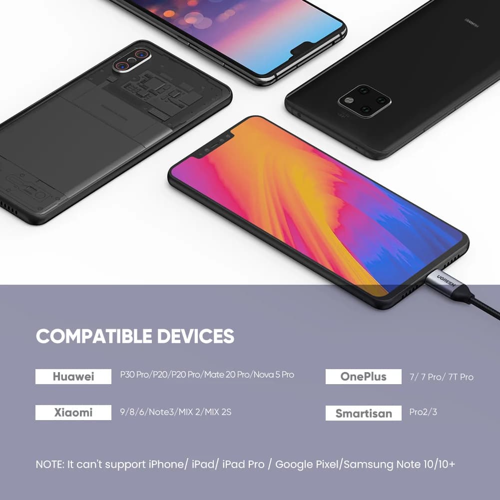USB-C na 3.5mm AUX audio adaptérový kabel