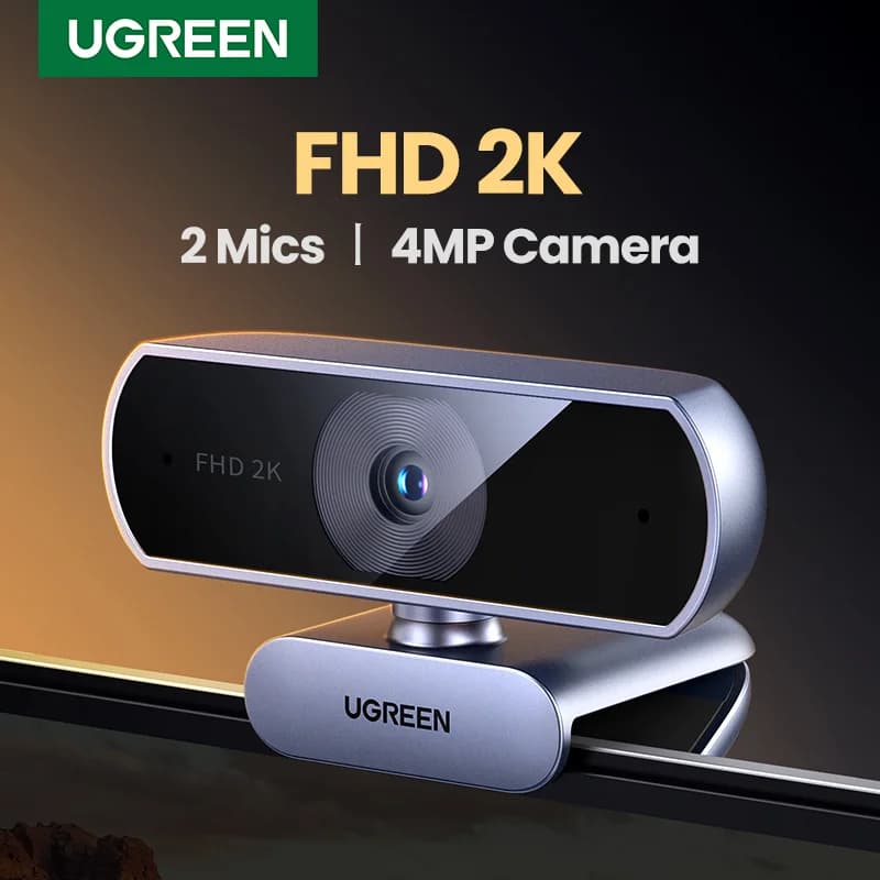 Webkamera USB 2K HD s dvojitým mikrofonem