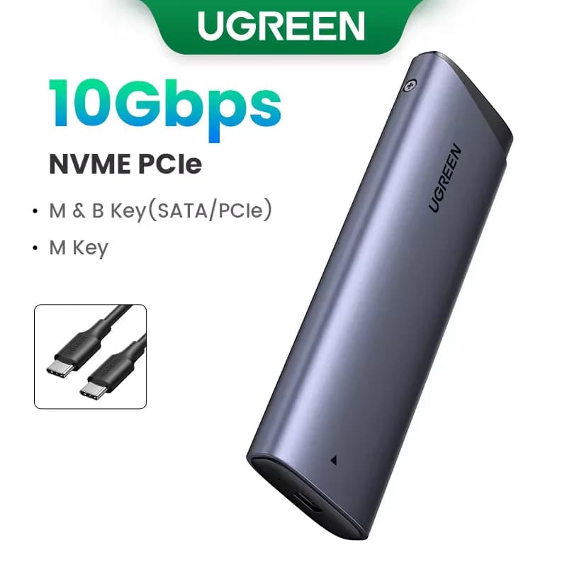Kryt M.2 NVMe/SATA SSD s duálním protokolem