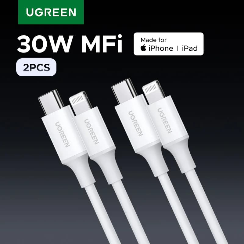 2ks MFi certifikovaný kabel USB-C na Lightning