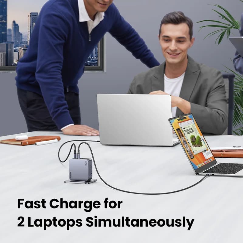 160W GaN USB-C nabíječka s korejskou zástrčkou