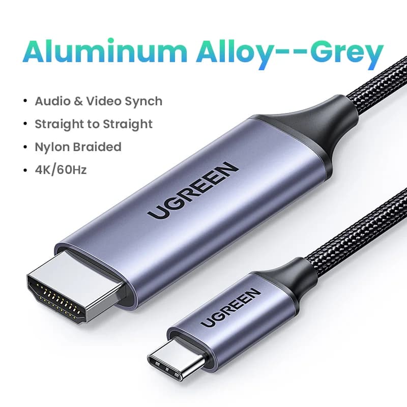 Kabel USB-C na HDMI, video adaptér s rozlišením 4K