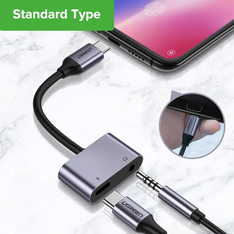USB-C na 3.5mm AUX audio adaptérový kabel