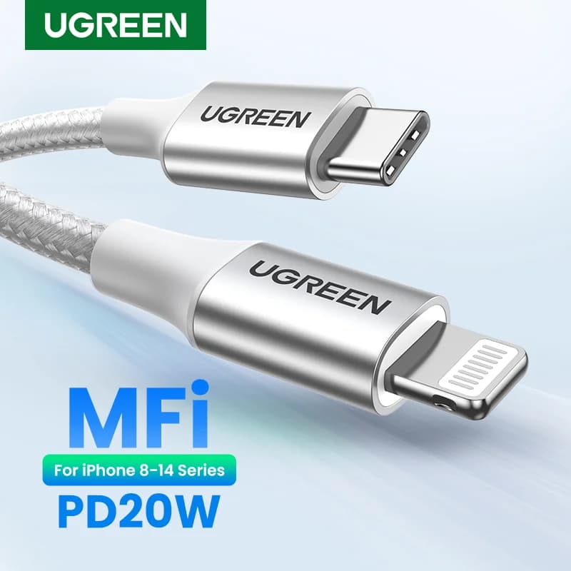 MFi USB-C na Lightning kabel, 30W PD rychlonabíjení