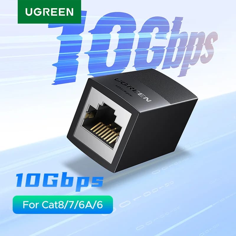 RJ45 Ethernet síťový prodlužovač, 10Gbps