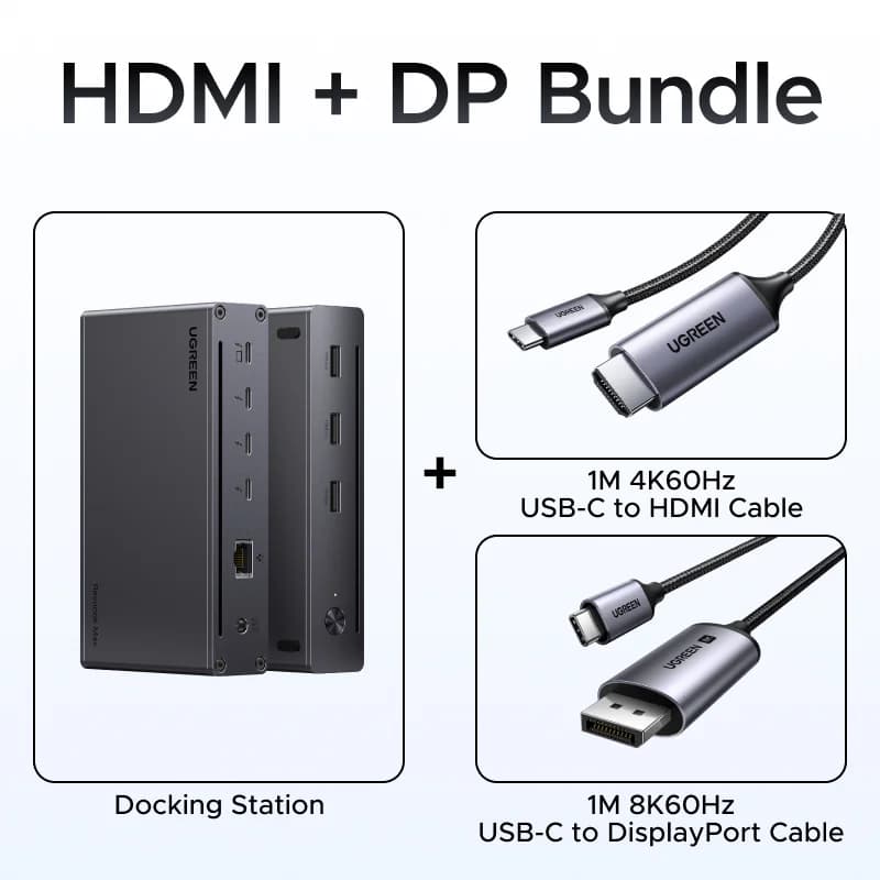 8v1 dokovací stanice Thunderbolt 4 s výstupem 8K