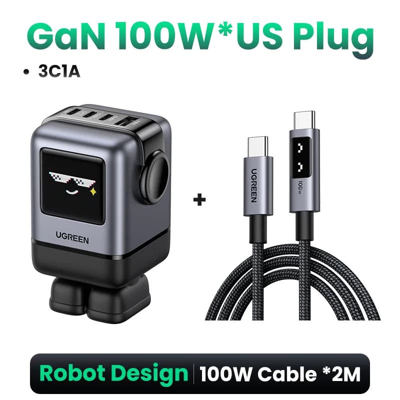 100W GaN USB-C rychlonabíječka s PPS