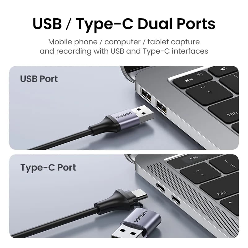 Záznamová karta HDMI na USB-C 4K